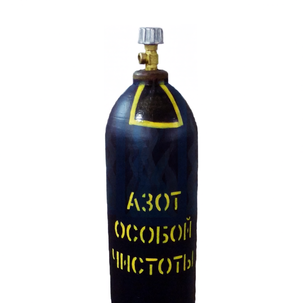 Баллон азотный 10 л.,150 кгс/см2 новый
