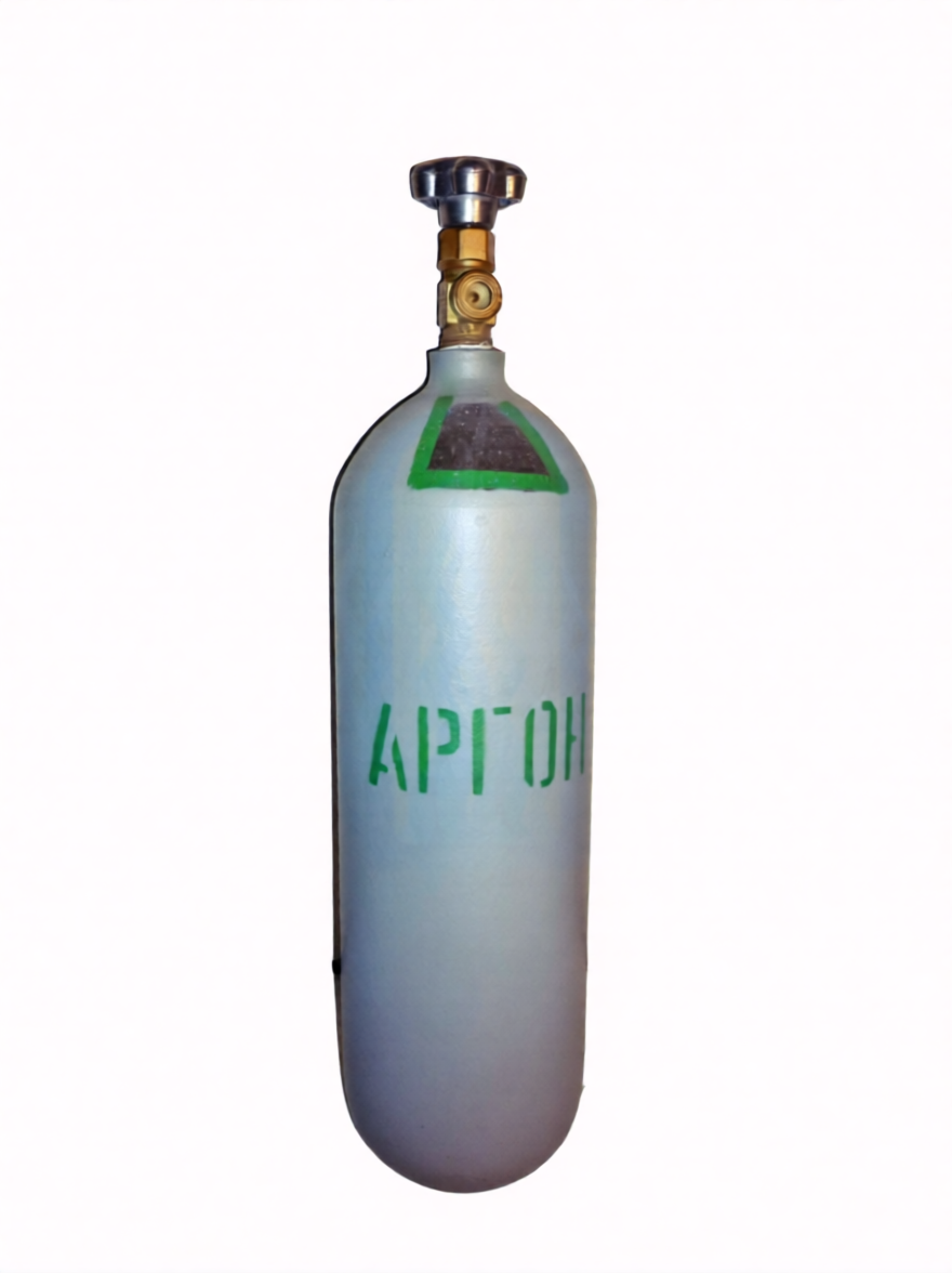 Баллон аргоновый 5л.,150 кгс/см2 переаттестованный (б/у)