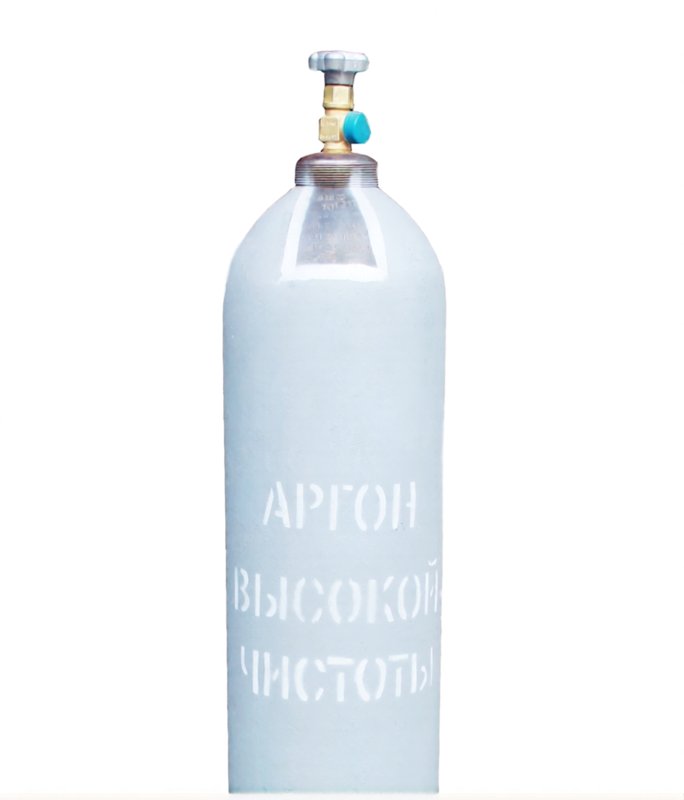 Аргон высокой чистоты (99,998%), 20л